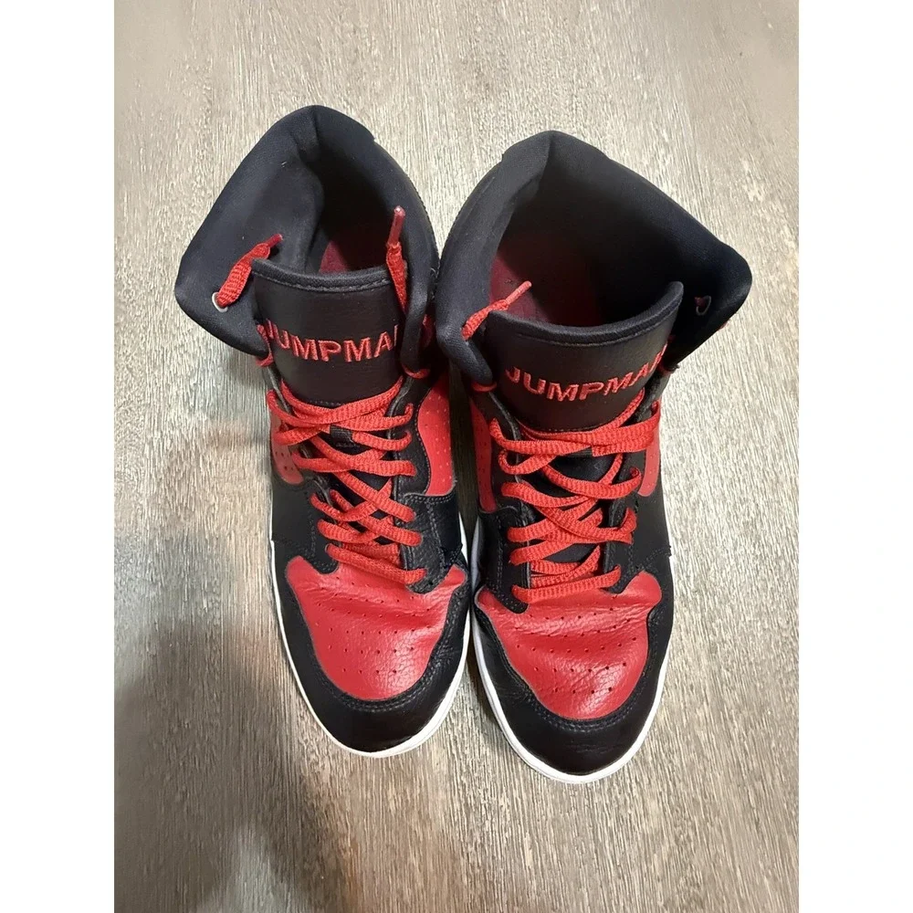 Nike Air Jordan Access Black Gym Red Sneakers, Men's 11.5 Basketball AR3762-006